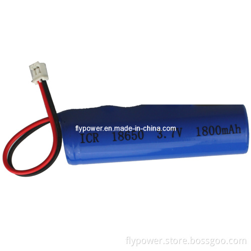 3.7V 1800mAh 18650 Lithium Ion Battery Pack